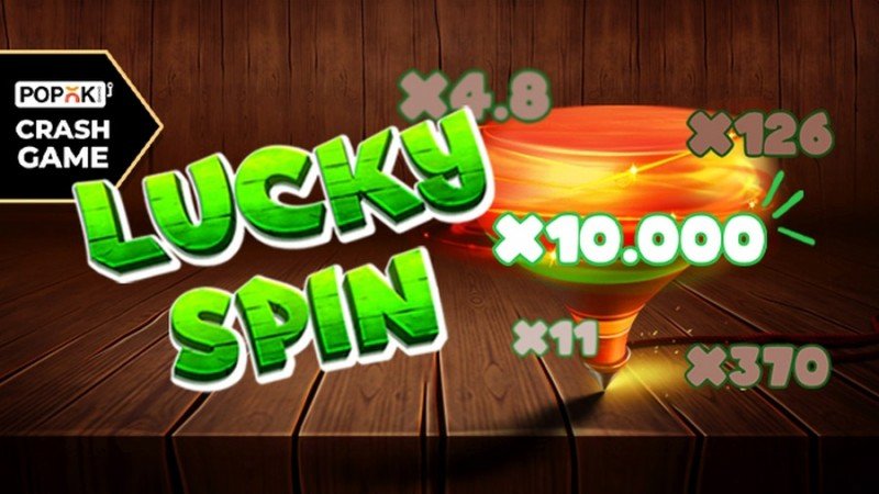PopOK Gaming presenta Lucky Spin, un nuevo título con temática de trompo que se suma a la serie Crash Games