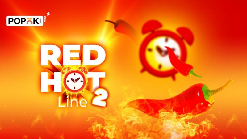 PopOK Gaming lanzó Red Hot Line 2, su nueva tragamonedas con variados multiplicadores