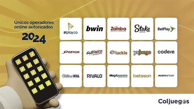Coljuegos publicó una actualización del listado de operadores legales de apuestas online en Colombia