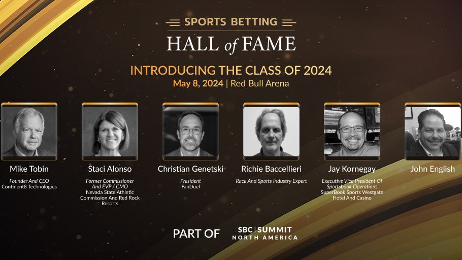 SBC announces six inductees for 2024 Sports Betting Hall of Fame