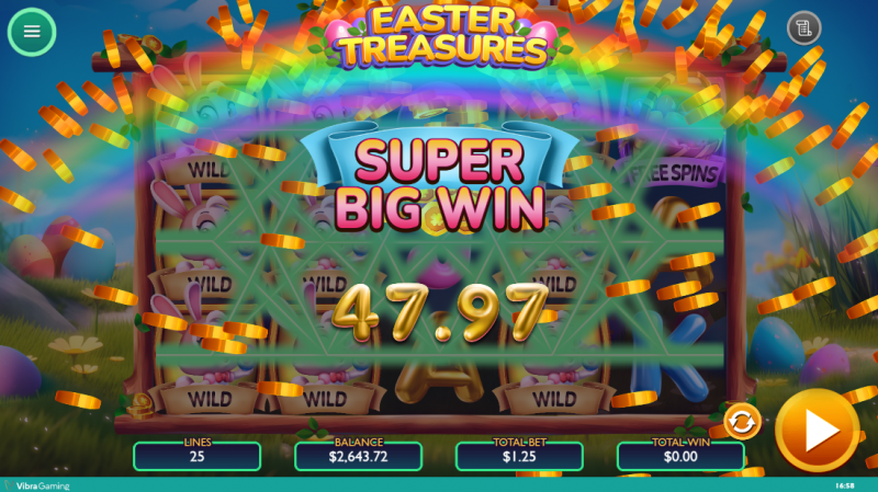 Vibra Gaming presenta una extravagante slot de huevos de Pascuas con su nuevo Easter Treasures