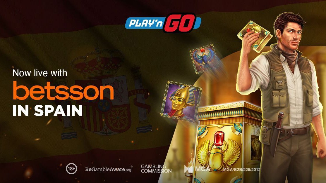 Play'n GO se ha asociado con Betsson para ampliar su oferta de iGaming en España