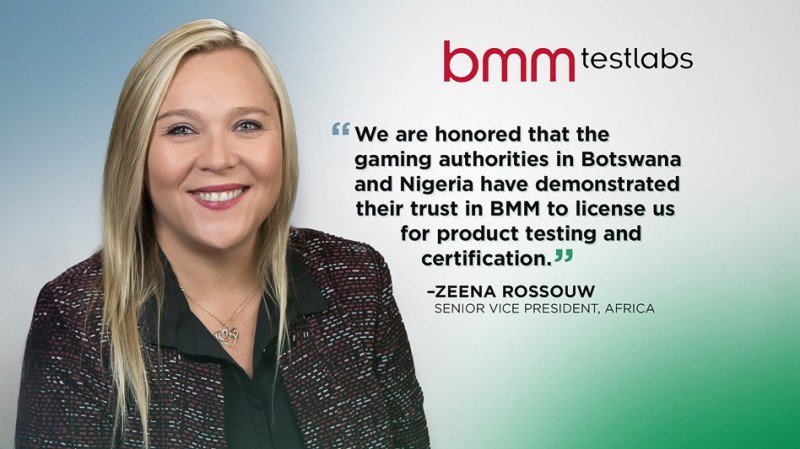 BMM Testlabs obtuvo nuevas licencias para realizar pruebas a productos land-based y digitales en Botsuana y Nigeria