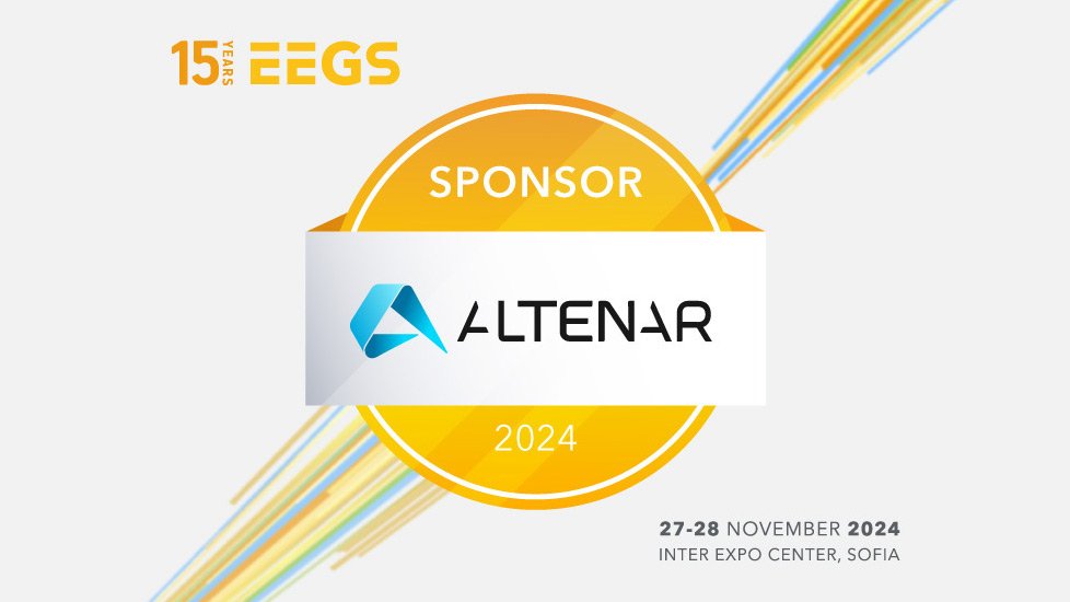 EEGS обявява Altenor за генерален спонсор на тазгодишното събитие в България