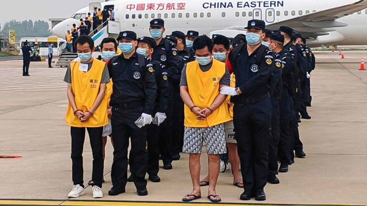 China repatriates 680 suspects from Cambodia on illegal gambling, fraud charges