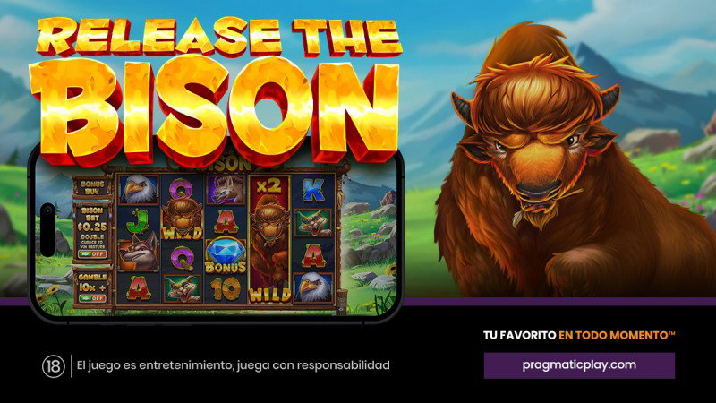 Pragmatic Play propone una aventura salvaje en su nueva slot online Release the Bison