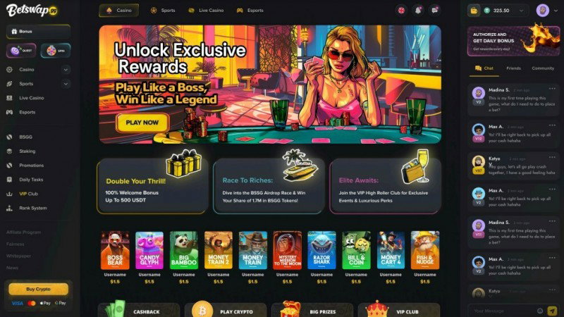 Sports trading exchange Betswap.gg unveils casino and main site enhancements