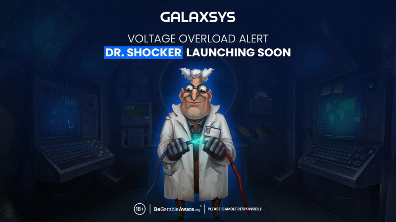 Galaxsys presenta Dr. Shocker, un nuevo título “electrizante” que estará disponible en sus versiones web y móvil