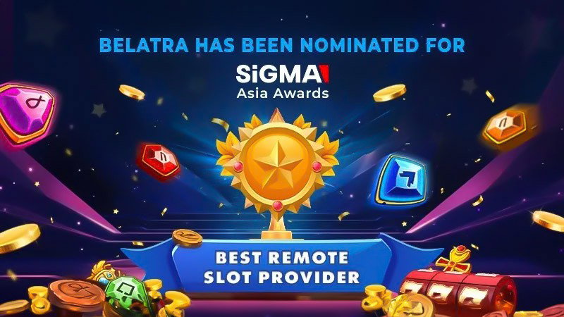 Belatra é indicada ao SiGMA Asia Awards na categoria de Melhor Provedor de Slots Remotos 