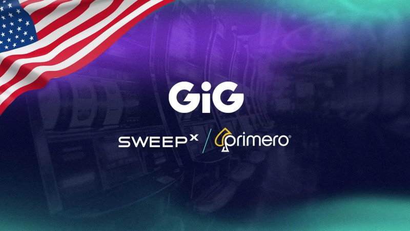 Nova solução SweepX da GiG impulsionará entrada da Primero Games em cassinos sociais com sorteios nos EUA