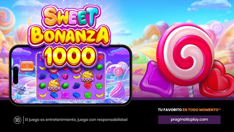 Pragmatic Play presenta Sweet Bonanza 1000, la última incorporación a su serie 1000