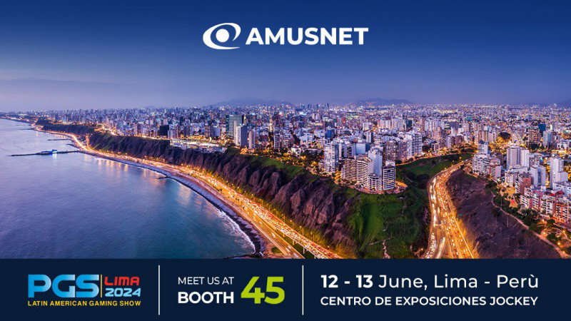Amusnet set to present its debut cabinet series at PGS Lima 2024