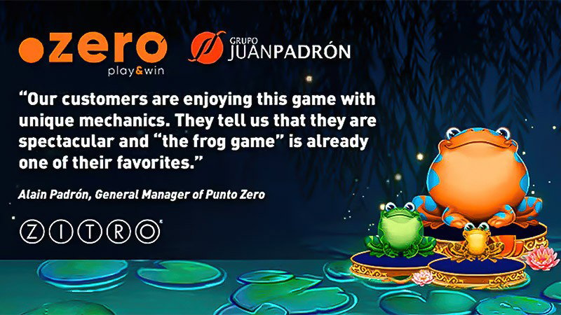 Spanish operator Punto Zero enhances offerings with Zitro's Fu Frog game