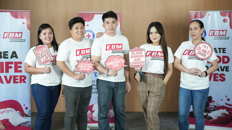 FBM Foundation holds A Drop of Hope solidarity action in Pasig City to honor World Blood Donor Day