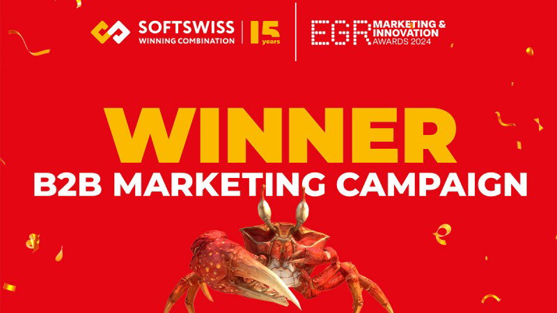 SOFTSWISS se llevó el premio a la Campaña de Marketing B2B en los EGR Marketing and Innovation Awards 2024