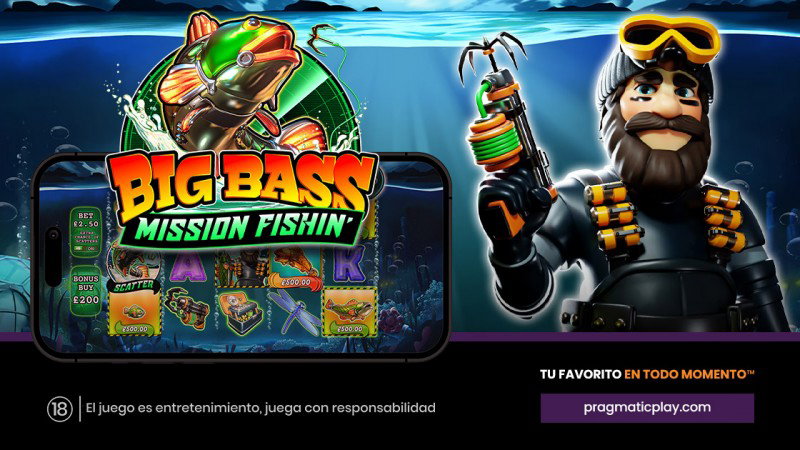 Pragmatic Play lanza Big Bass Mission Fishin', una nueva entrega de su popular franquicia de pesca