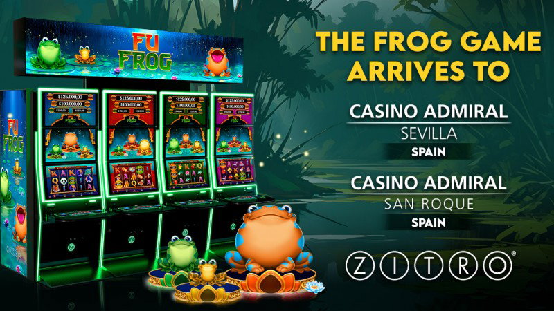 Zitro instals its Fu Frog multi-game in Admiral casinos in San Roque and Seville