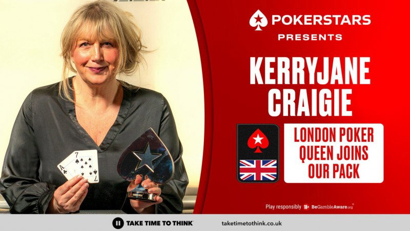 PokerStars onboards poker-veteran Kerryjane Craigie as Ambassador for Women in Poker