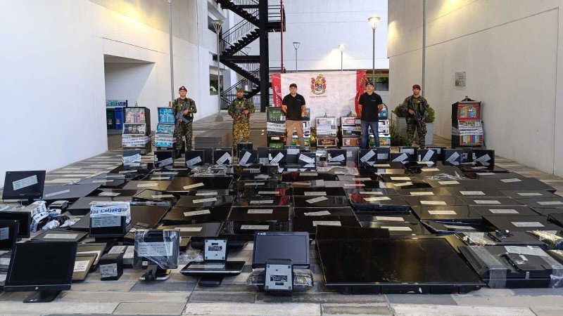 Coljuegos incautó 225 elementos de juegos de azar tras un operativo en la ciudad de Cúcuta