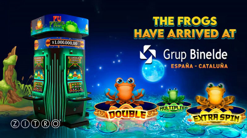 Zitro installs its Fu Frog multigame in the gaming halls of Grup Binelde in Catalonia