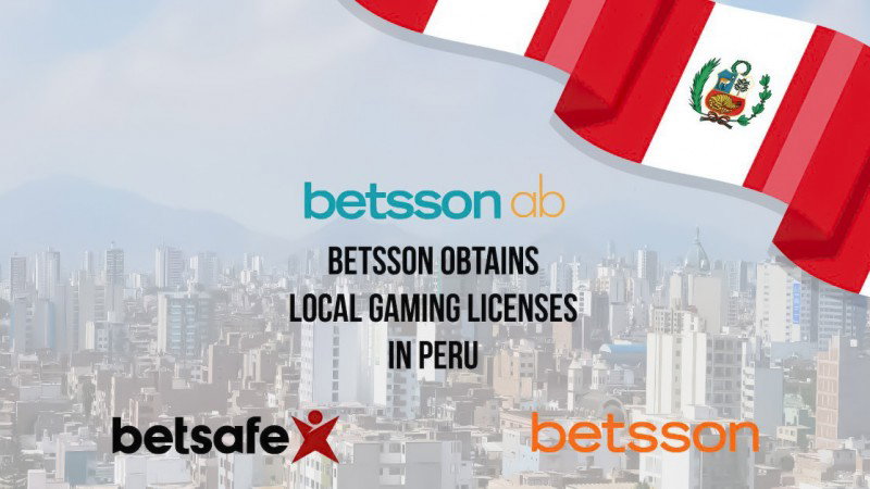 Betsson secures licenses for online casino and sports betting in Peru