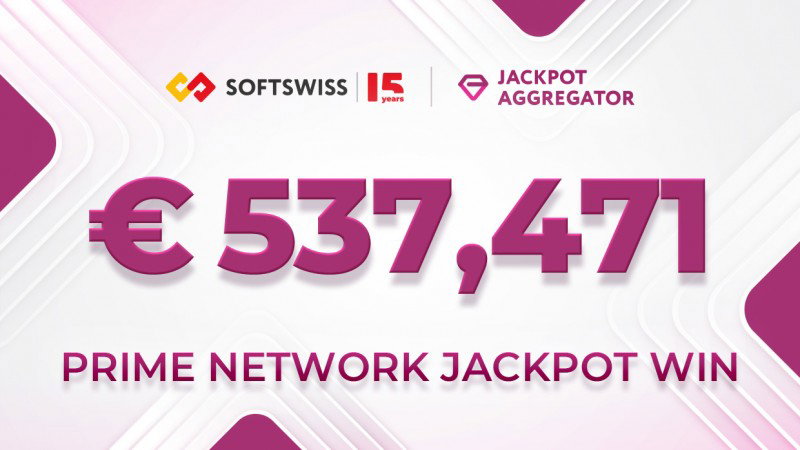 SOFTSWISS Jackpot Aggregator's second Prime Network Jackpot winner takes home $576K prize