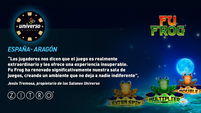 El título Fu Frog de Zitro llega a los Salones Universo del Grupo Jetnasa en Aragón