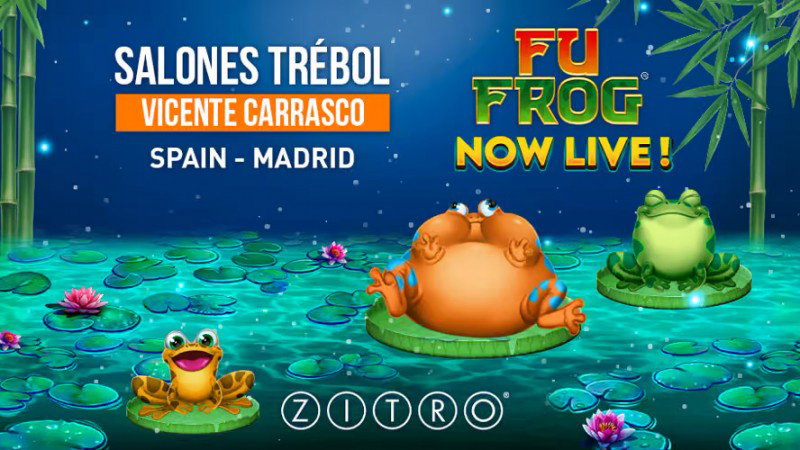 Zitro celebrates the arrival of its Fu Frog game to the Trébol gaming halls of Vicente Carrasco Group in Madrid