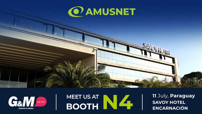 Amusnet to demonstrate live casino, gaming portfolio at its first G&M Events Paraguay