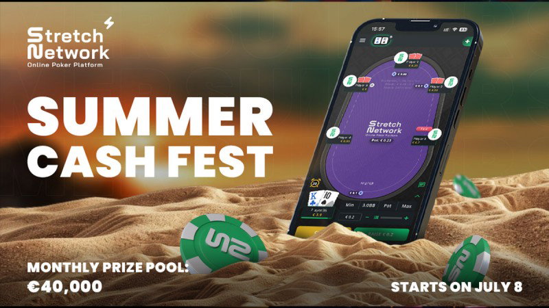Stretch Network launches Summer Cash Fest leaderboard promotion for cash tables