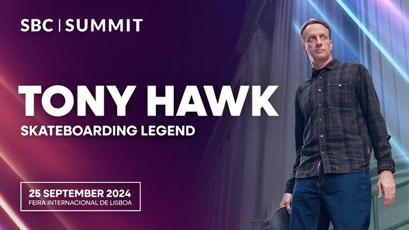 Lendário skatista e empresário Tony Hawk fará palestra no SBC Summit 2024 em Lisboa