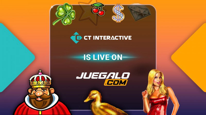 CT Interactive signs content agreement with Chilean online casino brand Juegalo.com