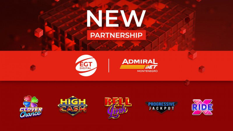 EGT Digital takes its casino titles live with AdmiralBet in Montenegro