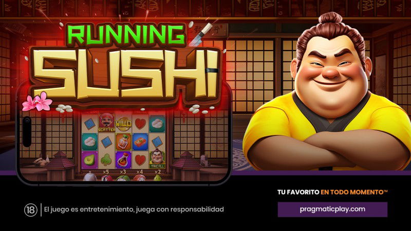 Pragmatic Play te lleva a Japón con su nuevo juego Running Sushi