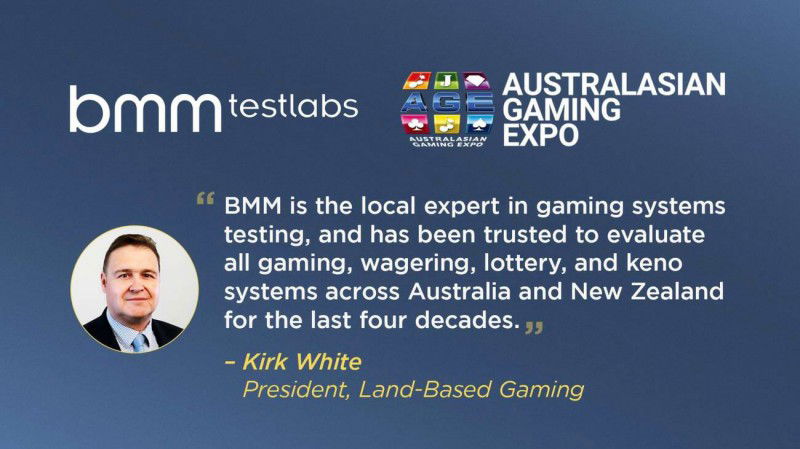 BMM Testlabs destacará sus 43 años en el mercado durante su participación en la Australasian Gaming Expo