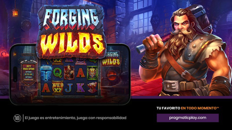 Pragmatic Play se inspira en la herrería con su nueva tragamonedas "Forging Wilds"