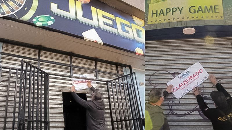 Clausuran diez casinos que funcionaban sin licencia municipal en la ciudad de Quillota