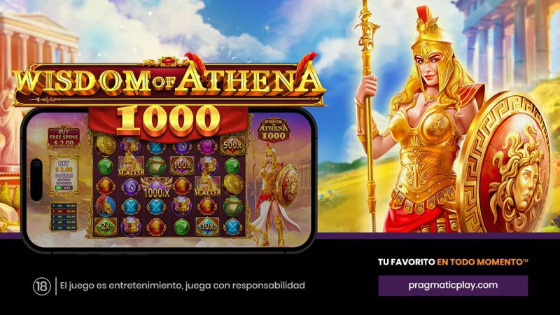 Pragmatic Play extiende su universo mitológico con Wisdom of Athena 1000