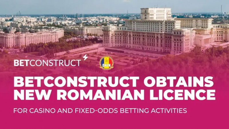 BetConstruct obtuvo la Licencia Rumana de Juego Remoto B2C para Casino y Apuestas Fijas