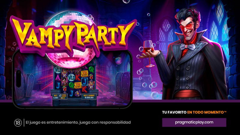 Pragmatic Play lanza Vampy Party, su nueva slot con temática de vampiros