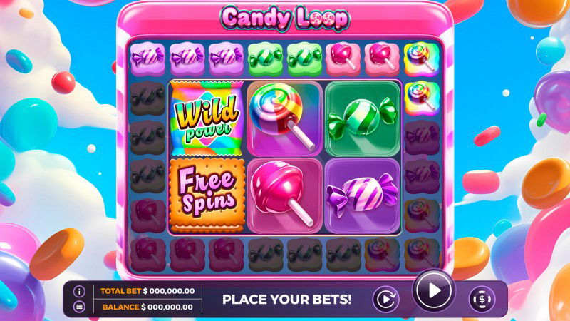 Vibra Gaming lança um mundo de doces e prêmios com a nova slot Candy Loop