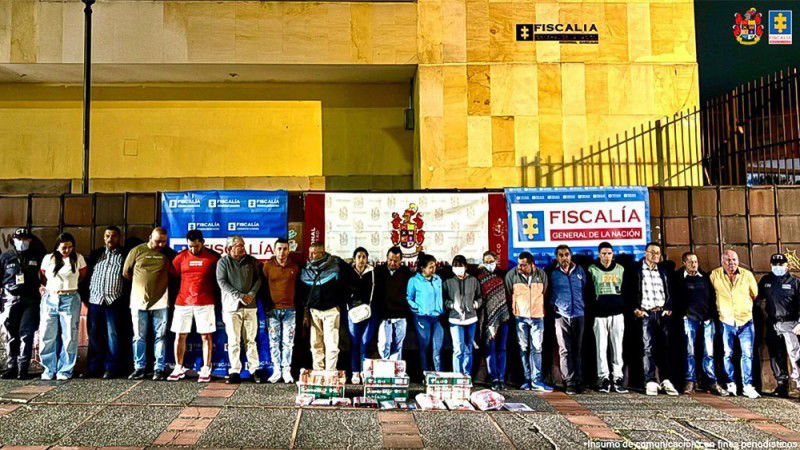 Colombia: La Fiscalía detuvo a 18 personas por la presunta operación clandestina de juegos de azar e incautó más de USD 50.000