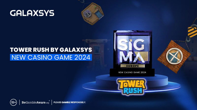 Galaxsys' Tower Rush wins New Casino Game of 2024 at SiGMA Europe Awards