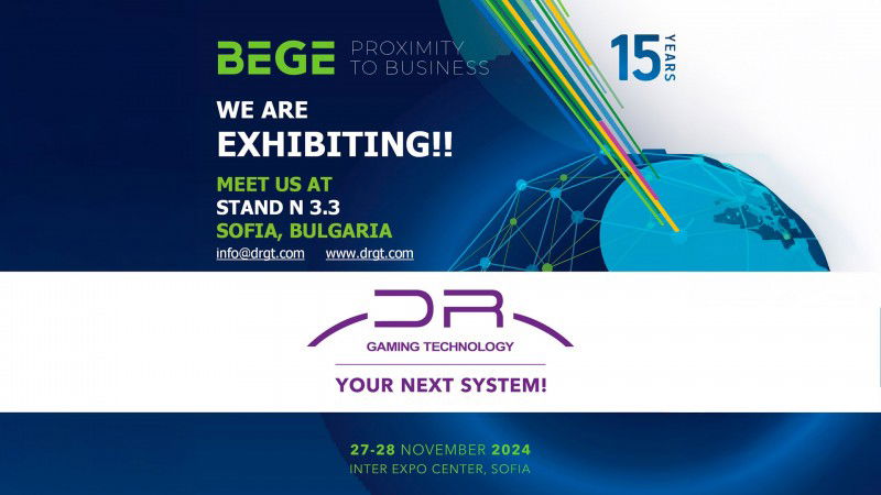 DR Gaming Technology to showcase its latest products and solutions at BEGE Expo in Bulgaria