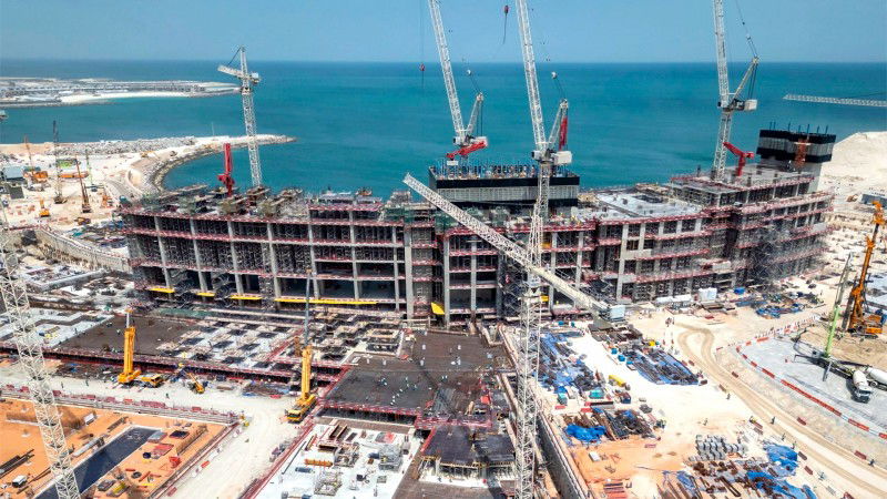 El complejo turístico Wynn Al Marjan Island se inaugurará en el primer trimestre de 2027