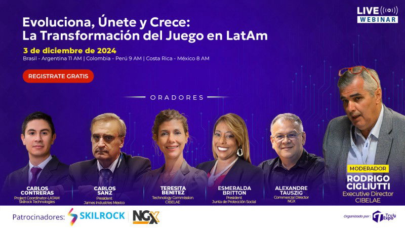 NGX participa en dos seminarios web del sector del juego en Latinoamérica