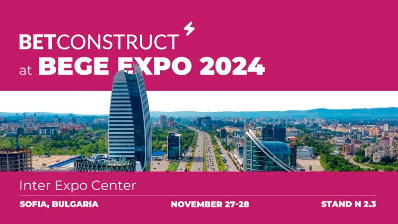 BetConstruct apresenta inovações na BEGE 2024, na Bulgária