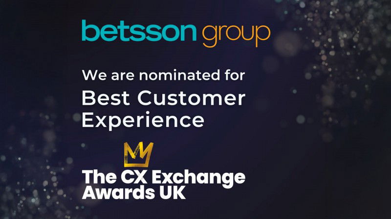 Betsson compite en la categoría de Mejor Experiencia del Cliente en los CX Exchange Awards 2024