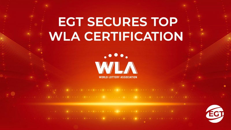 EGT se associa à WLA após obter certificação Security Control Standard