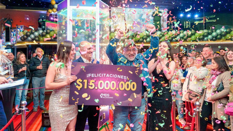 El Casino Marina Del Sol Talcahuano celebró su aniversario 16 con un sorteo millonario